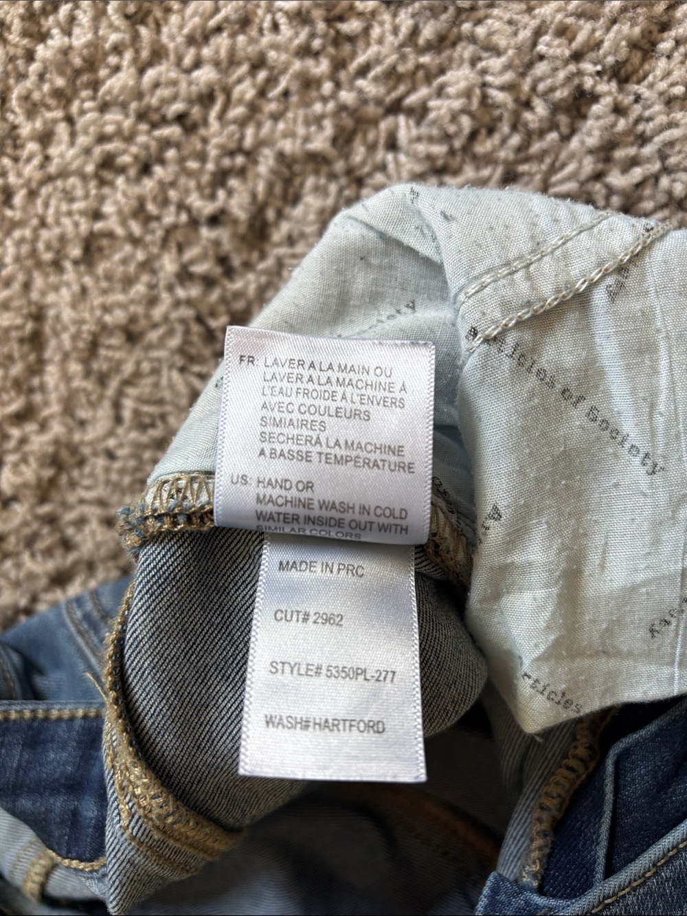 Articles Of Society Indigo Ripped Frayed Hem Jeans - Picture 12 of 16